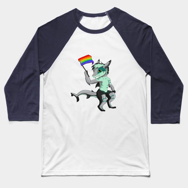 Furry Pride Baseball T-Shirt by Shapeshifter Merch